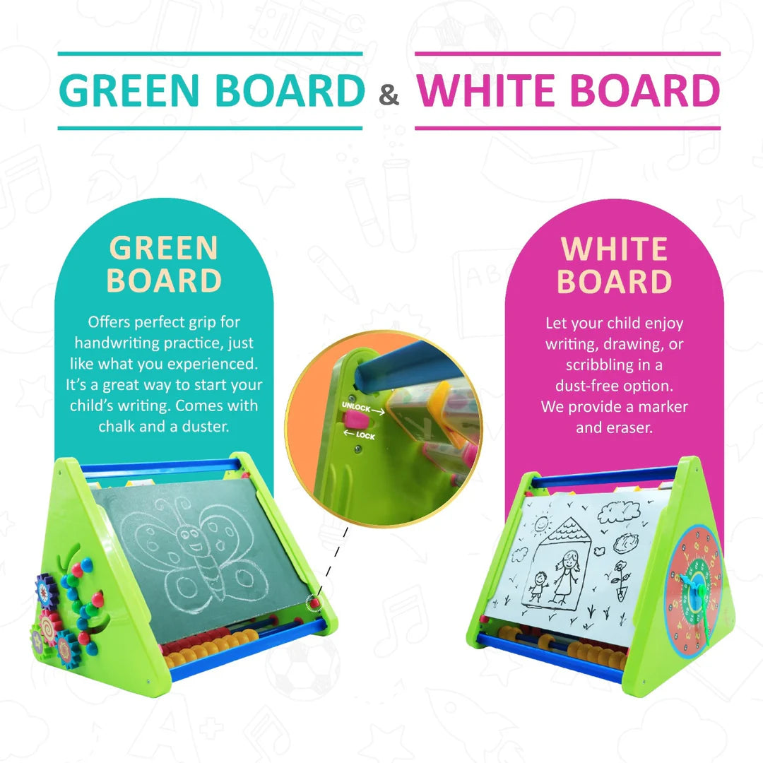 Activity Triangle 8-in-1 Toy for Kids 2+ Years