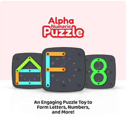 Multicolor Play Tent And Alphabet Puzzle For Kids Pack of 2