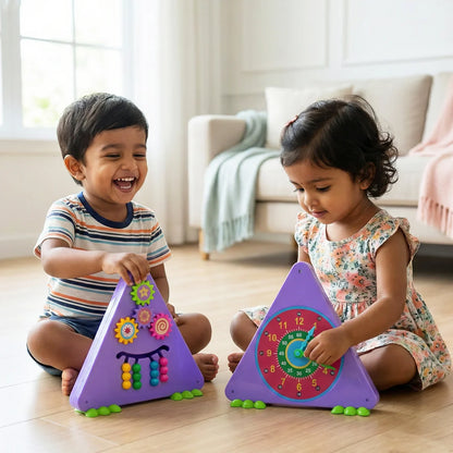 Activity Triangle 3-in-1 Toy for Kids 3+ Years