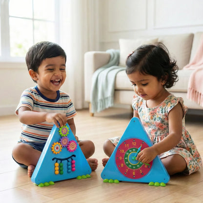 Activity Triangle 3-in-1 Toy for Kids 3+ Years