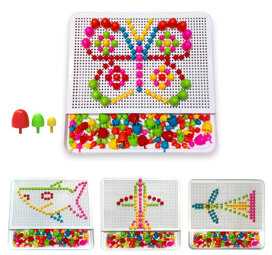 Mushroom Nails Peg Board Toy (3+ Years)