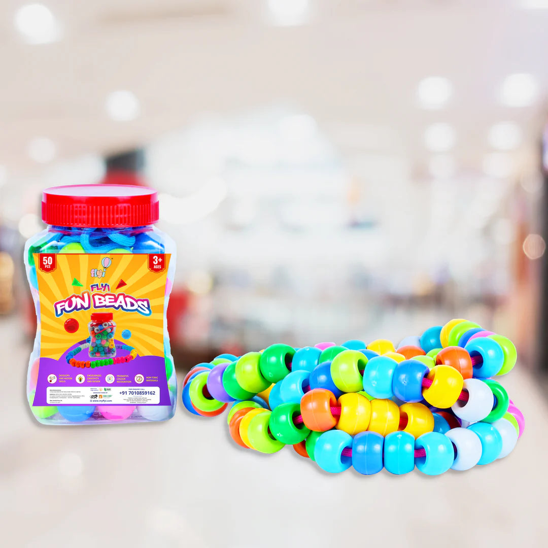 Colorful Fun Beads Activity Learning Toy (3+ Years)