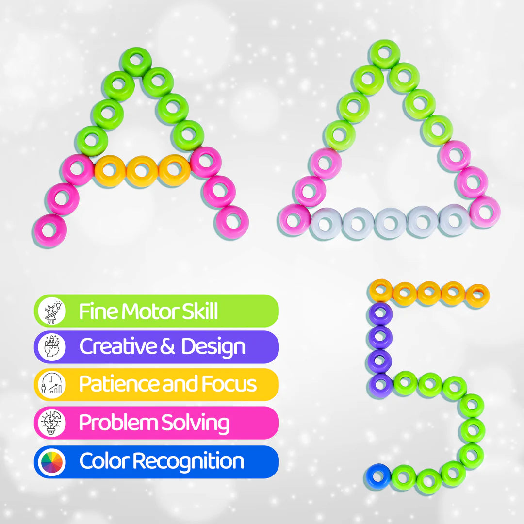 Colorful Fun Beads Activity Learning Toy (3+ Years)