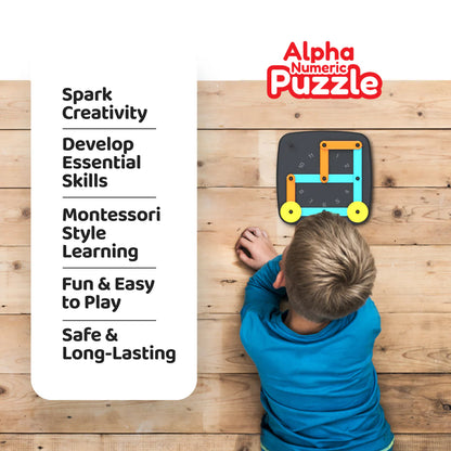 Alpha Numeric Puzzle Word Puzzles Brain Teasers(3+ Years)