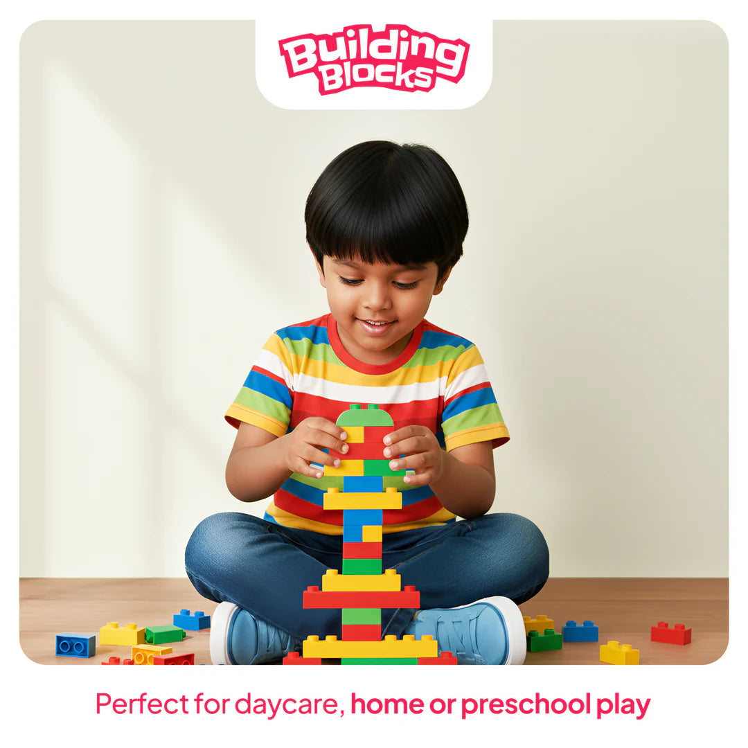80-Piece Building Blocks – Creative, Colorful & Fun for Kids