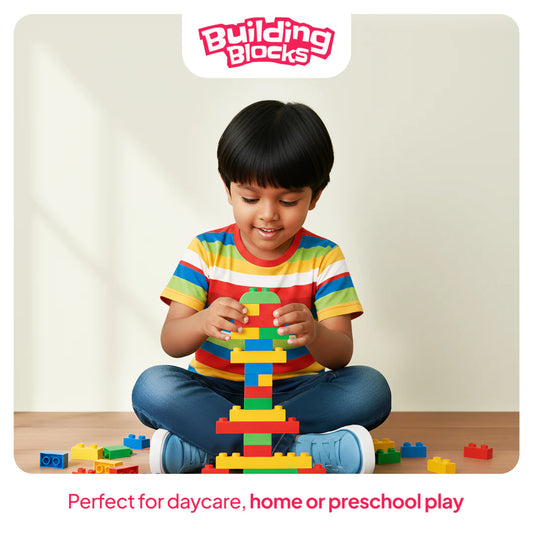 80-Piece Building Blocks – Creative, Colorful & Fun for Kids