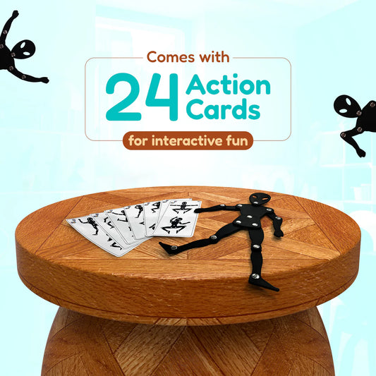 Roboman Action Toy with 24 Activity Cards (3+ Years)