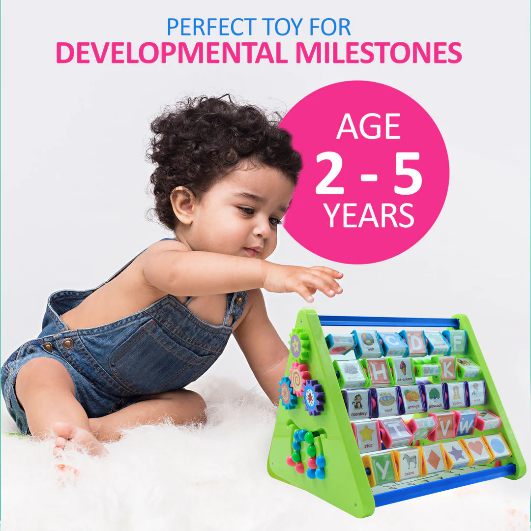 Activity Triangle 8-in-1 Toy for Kids 2+ Years