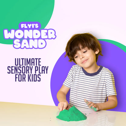 Wonder Sand with 6 Moulds – Creative Play Set (3+ Years)