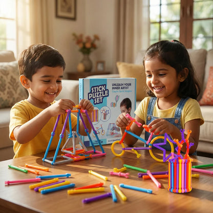 Preschool Color Stick Puzzle (2+ Years)