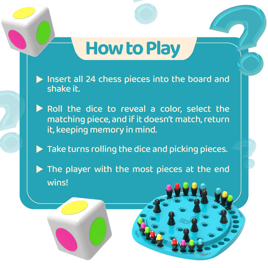 Memory Chess for Kids (3+ Years)