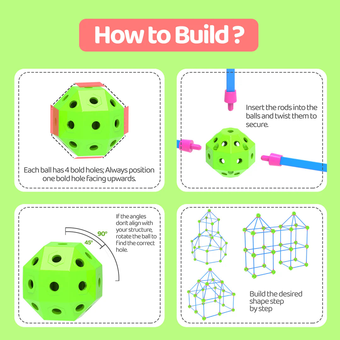 Build & Play Tent Creative Building(3+ Years)