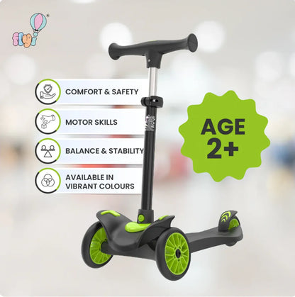 3 Wheel Kick Scooter for Kids Balancing Skills(3+ Years)