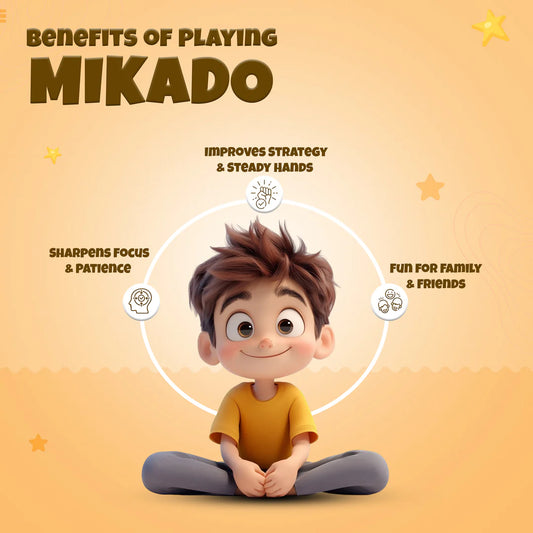 Jumbo Mikado Sticks Skill Game – Indoor Fun & Coordination for Kids