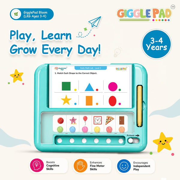 GigglePad™ Bloom by Mindful Minis Toys (LKG | Ages 3–4 Years)
