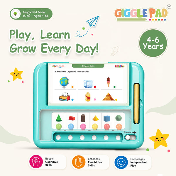 GigglePad™ Grow by Mindful Minis Toys (UKG | Ages 4–6 Years)