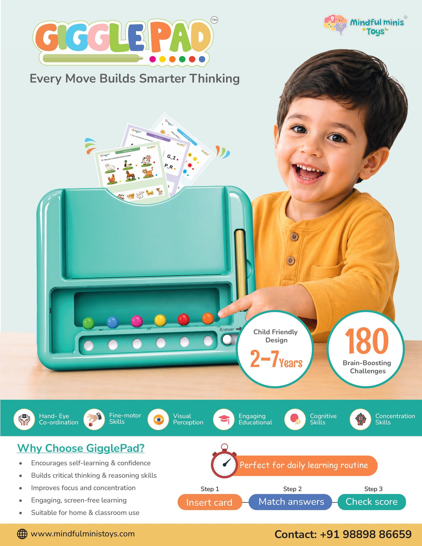 GigglePad™ by Minidful Minis toys (2+ Years)