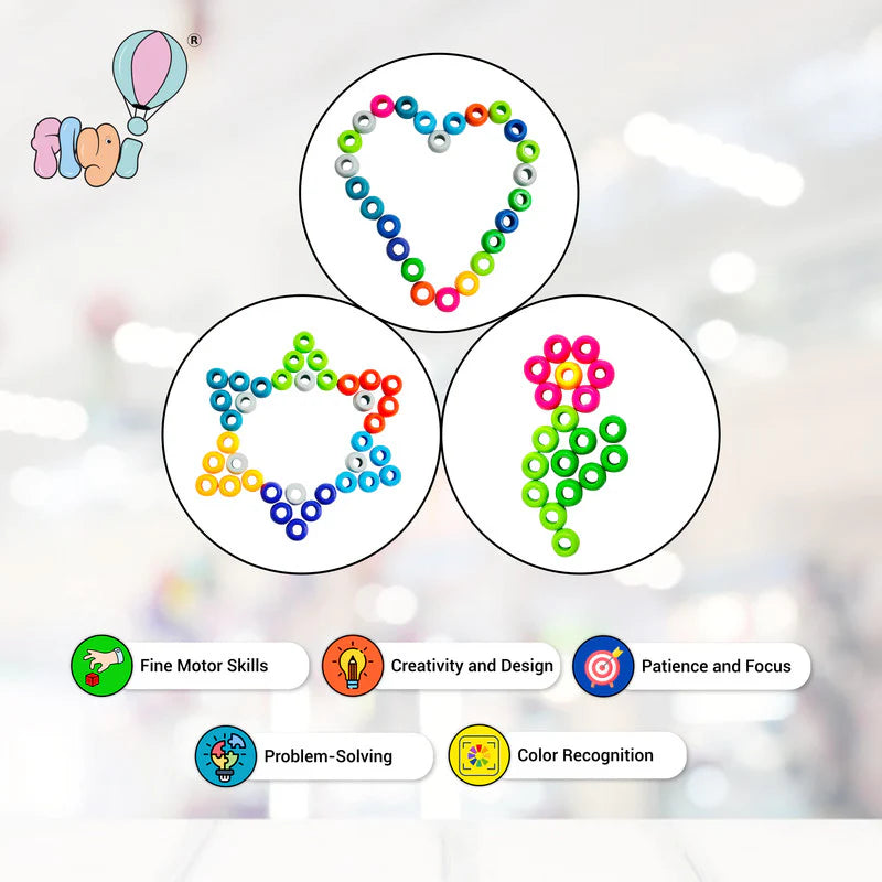 Colorful Fun Beads Activity Learning Toy (3+ Years)